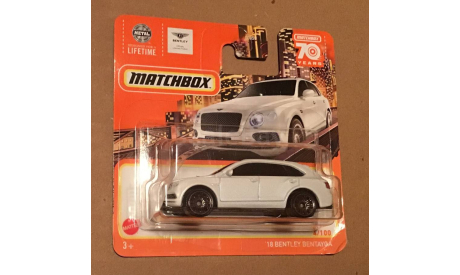 MATCHBOX. BENTLEY BENTAYGA., масштабная модель, scale64