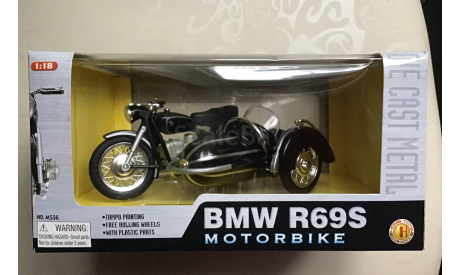 MOTO. BMW. R69S. DCM. 1:18, масштабная модель мотоцикла, 1/18