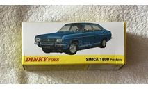 DINKY TOYS. ATLAS. SIMCA 1800. 1/43, масштабная модель, scale43