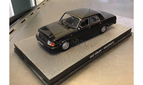 ВОЛГА. 1:43 GAZ 3110 Volga ГАЗ  James Bond 007 *Goldeneye*, масштабная модель, IXO, 1/43