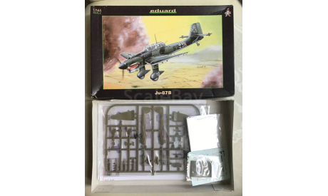 JUNKERS. 87B. Самолёт. EDUARD. 1:144, сборные модели авиации, 1/144