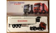 DONGFENG. CHINA. КОНТЕЙНЕРОВОЗ. 1:32. ФИРМЕННЫЙ ЗНАЧОК, масштабная модель, scale32