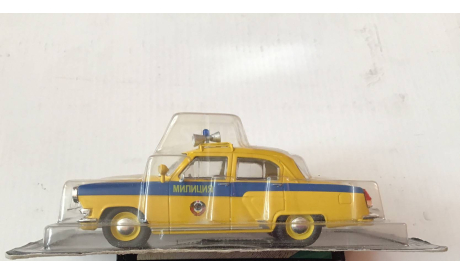 ГАЗ 21Р. ВОЛГА. ГАИ.   1:43. СССР, масштабная модель, Автолегенды СССР журнал от DeAgostini, scale43