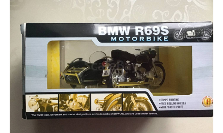 MOTO. BMW. R69S. DCM. 1:18, масштабная модель мотоцикла, 1/18