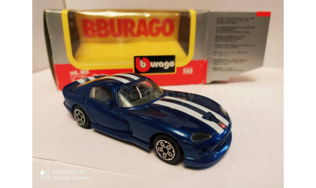 Dodge Viper GTS Coupe, масштабная модель, Bburago, 1:43, 1/43