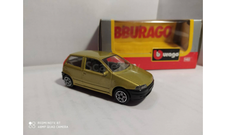 Fiat Punto, масштабная модель, Bburago, scale43