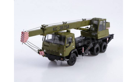 КС-3575А (53213) автокран - хаки, масштабная модель, Start Scale Models (SSM), scale43, КамАЗ