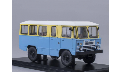 Армейский автобус АПП-66, жёлто-синий, масштабная модель, Start Scale Models (SSM), scale43