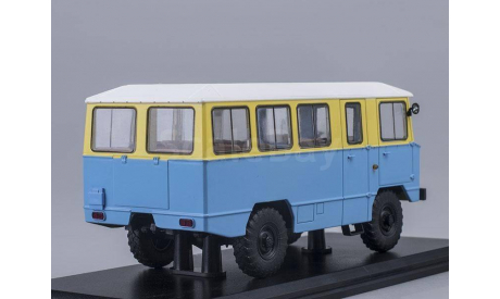Армейский автобус АПП-66, жёлто-синий, масштабная модель, Start Scale Models (SSM), scale43