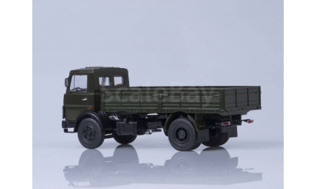 МАЗ-5337 бортовой (ранняя кабина, хаки), масштабная модель, 1:43, 1/43, Автоистория (АИСТ)
