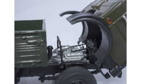 МАЗ-5337 бортовой (ранняя кабина, хаки), масштабная модель, 1:43, 1/43, Автоистория (АИСТ)