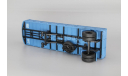 МАЗ-9380 (1981) полуприцеп (синий), масштабная модель, Наш Автопром, scale43