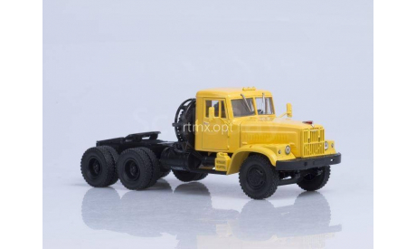 КрАЗ-258Б, седельный тягач, желтый НАП, масштабная модель, 1:43, 1/43, Наш Автопром