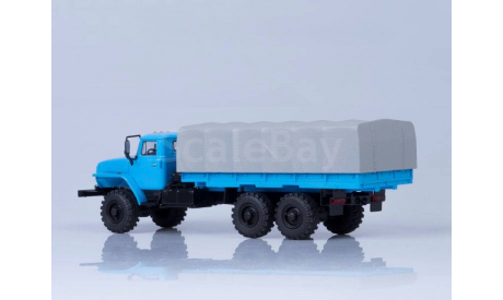 УрАЛ-4320-0911 бортовой с тентом (длиннобазный, база 4555 мм), масштабная модель, scale43, Автоистория (АИСТ)