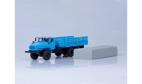 УрАЛ-4320-0911 бортовой с тентом (длиннобазный, база 4555 мм), масштабная модель, scale43, Автоистория (АИСТ)