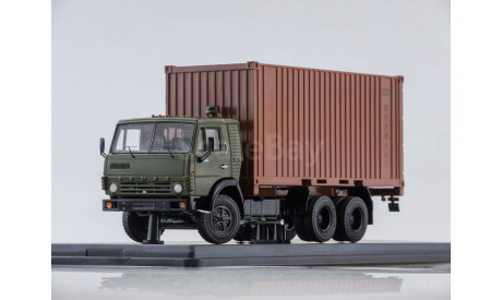 KAMAZ-53212 с 20-футовым контейнером, масштабная модель, 1:43, 1/43, Start Scale Models (SSM)