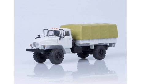 УрАЛ-43206 4х4 бортовой с тентом, масштабная модель, scale43, Автоистория (АИСТ)