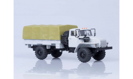 УрАЛ-43206 4х4 бортовой с тентом, масштабная модель, scale43, Автоистория (АИСТ)