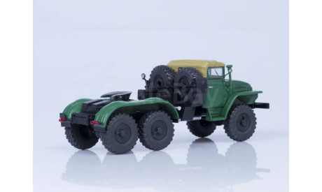 УрАЛ-375С (тентованная кабина) седельный тягач, масштабная модель, scale43, Автоистория (АИСТ)