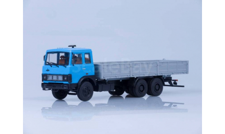 МАЗ-6303 бортовой (голубой/серый), масштабная модель, scale43, Автоистория (АИСТ)