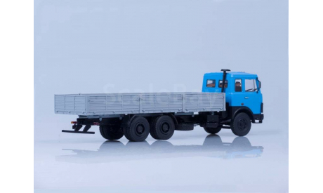 МАЗ-6303 бортовой (голубой/серый), масштабная модель, scale43, Автоистория (АИСТ)