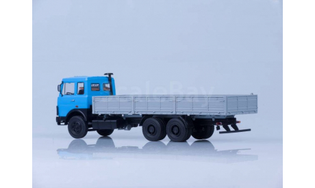 МАЗ-6303 бортовой (голубой/серый), масштабная модель, scale43, Автоистория (АИСТ)