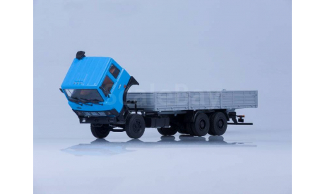 МАЗ-6303 бортовой (голубой/серый), масштабная модель, scale43, Автоистория (АИСТ)