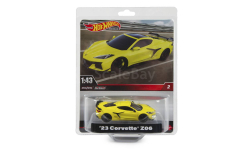 Hot Wheels  Elite  ’23 Corvette Z06 Accelerate Yellow