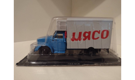 ГАЗ 51А Рефрижератор Мясо, масштабная модель, scale43