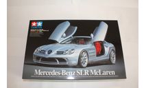 24290 Tamiya 1/24 Mercedes-Benz SLR McLaren (с металлическим загрунтованным шасси), сборная модель автомобиля, scale24