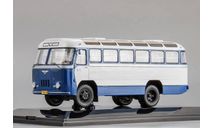 ПАЗ 652 маршрут «Сталино - Красноармейск» - синий/белый DIP Models 165213, масштабная модель, scale43