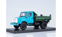 ЗИЛ-ММЗ-45085 самосвал, голубой / зеленый SSM, масштабная модель, Start Scale Models (SSM), scale43