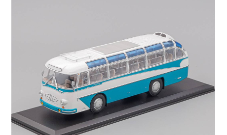 ЛАЗ 697Е «Турист» в бело-бирюзовой расцветке  ClassicBus, масштабная модель, scale43