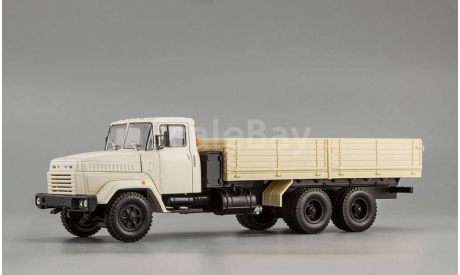 КРАЗ 250 бортовой поздний (1985-1995), бежевый, масштабная модель, Наш Автопром, scale43