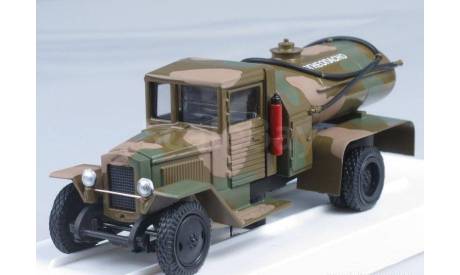 БЗ-43 Бензозаправщик на базе ЗИС-5В комуфлированный, масштабная модель, ЛОМО-АВМ, scale43