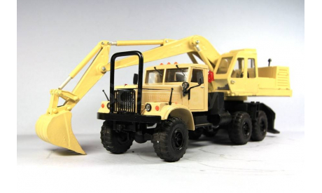 Экскаватор КРАЗ-255 ЭО-4421, масштабная модель, Саратов, scale43