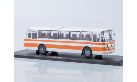 Classicbus - ЛАЗ- 699Р (1980), бело-оранжевый, масштабная модель, scale43