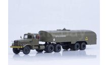 Топливозаправщик КрАЗ-258 с п/прицепом-цистерной ТЗ-22 - хаки SSM, масштабная модель, Start Scale Models (SSM), scale43