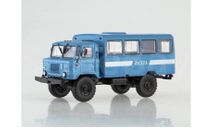 Вахтовый автобус НЗАС-3964 (66) АИСТ (подиум+бокс), масштабная модель, Автоистория (АИСТ), scale43