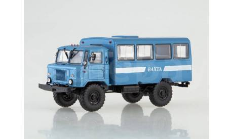 Вахтовый автобус НЗАС-3964 (66) АИСТ (подиум+бокс), масштабная модель, Автоистория (АИСТ), scale43