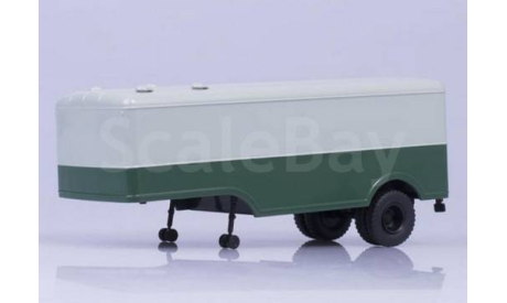 МАЗ-5217 п/прицеп - серый/зелёный, масштабная модель, Автоистория (АИСТ), scale43