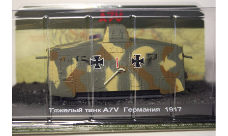 Тяжёлый танк A7V «Шнук», журнальная серия Танки Мира 1:72, 1/72