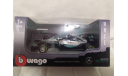 Модель formula 1 Mercedes F1 W07 2016 Lewis Hamilton Льюис Хэмильтон 1 43 Bburago, масштабная модель, Mercedes-Benz, scale43