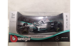 Модель formula 1 Mercedes F1 W10 2019 Lewis Hamilton Льюис Хэмилтон 1 43 Bburago