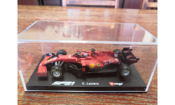 Модель formula 1 Ferrari SF21 2021 Charles Leclerc (Шарль Леклер) 1 43 Bburago