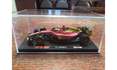 Модель formula 1 Ferrari F1-75 2022 Монца  Charles Leclerc (Шарль Леклер) 1 43 Bburago, масштабная модель, scale43