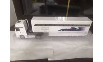 Модель formula 1 43 Mercedes-Benz Actros Transporter Williams Martini Racing F1 2016 IXO, масштабная модель, IXO грузовики (серии TRU), scale43