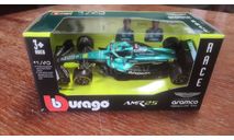 Модель formula 1 43 Aston Martin AMR25 2025 Lance Stroll Лэнс Стролл Bburago, масштабная модель, scale43