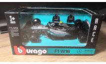 Модель formula 1 43 Mеrсеdes-AMG W16 2025 Kimi Antonelli Кими Антонелли Bburago, масштабная модель, scale43, Mercedes-Benz