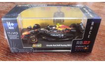 Модель formula 1 43 Red Вull RB21 2025 Yuki Тsunoda Юки Цунода Bburago, масштабная модель, scale43